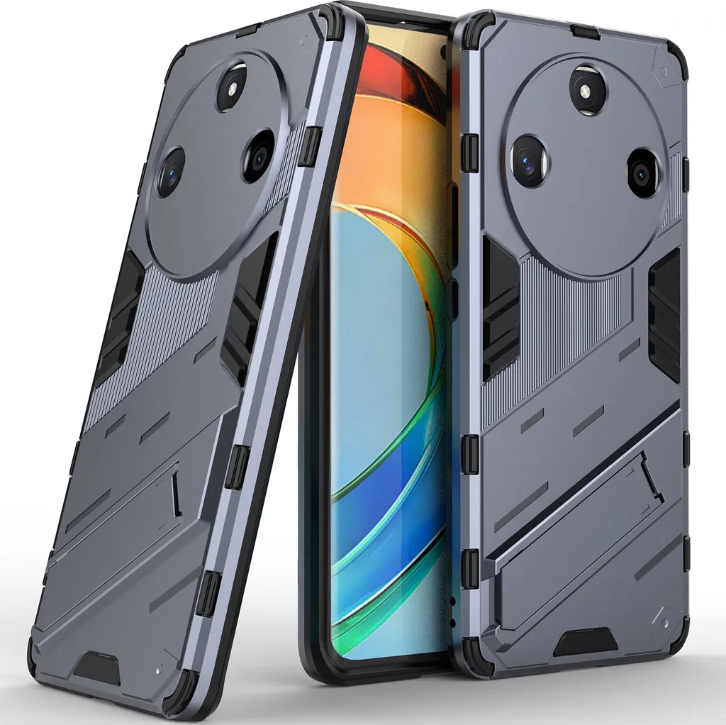 Cover Antiurto Honor X9b PC+TPU Grigia | Massima Protezione Militare