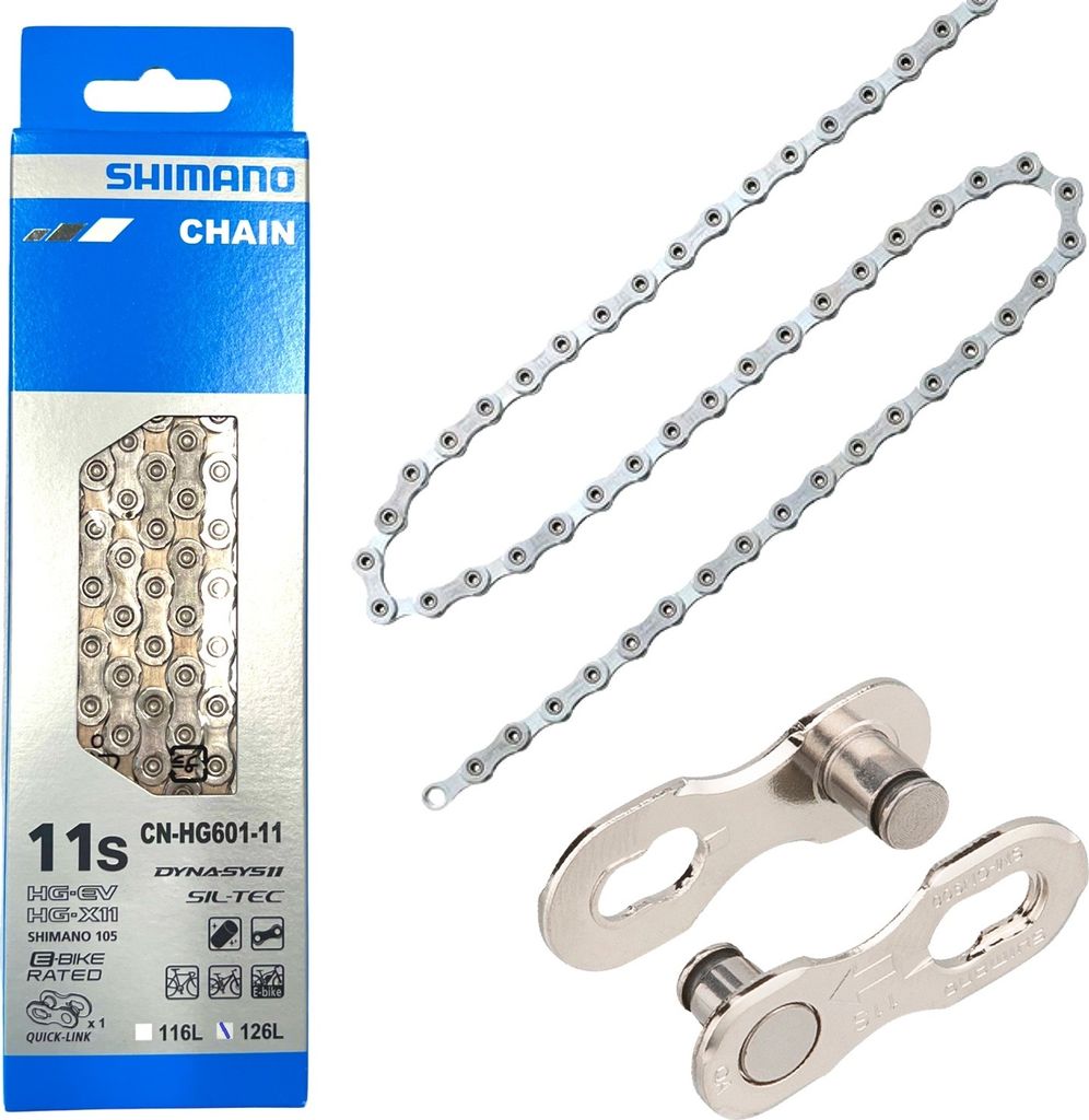 Shimano Fahrrad Kette CN-HG601-11 126 Glieder Quick Link Produktbild 