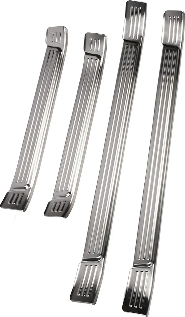 Protection Seuil de Porte Anti-Rayures Tacoma 2024 en Acier Argent Brossé
