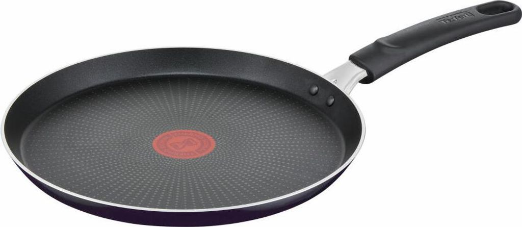 Tefal Resist Crepepfanne, Crêpe Pfanne, Crepe, Pfannkuchen, Antihaftversiegelung, Aluminium, Ø 25 cm, D52610