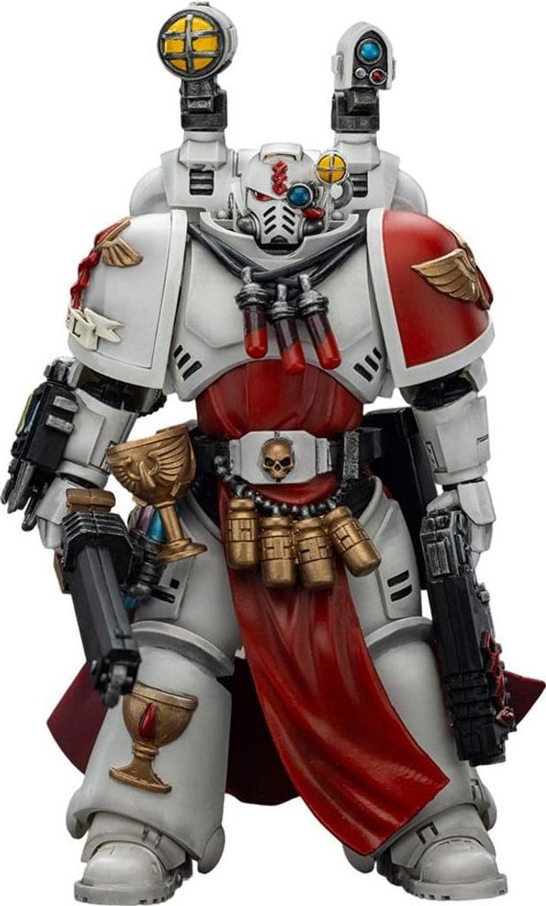 Joy Toy Warhammer 40.000: Combat Patrol Blood Angels Actionfigur Sanguinary Priest mit schwerem Boltpistolen-Kettenschwert und Narthecium 20 cm