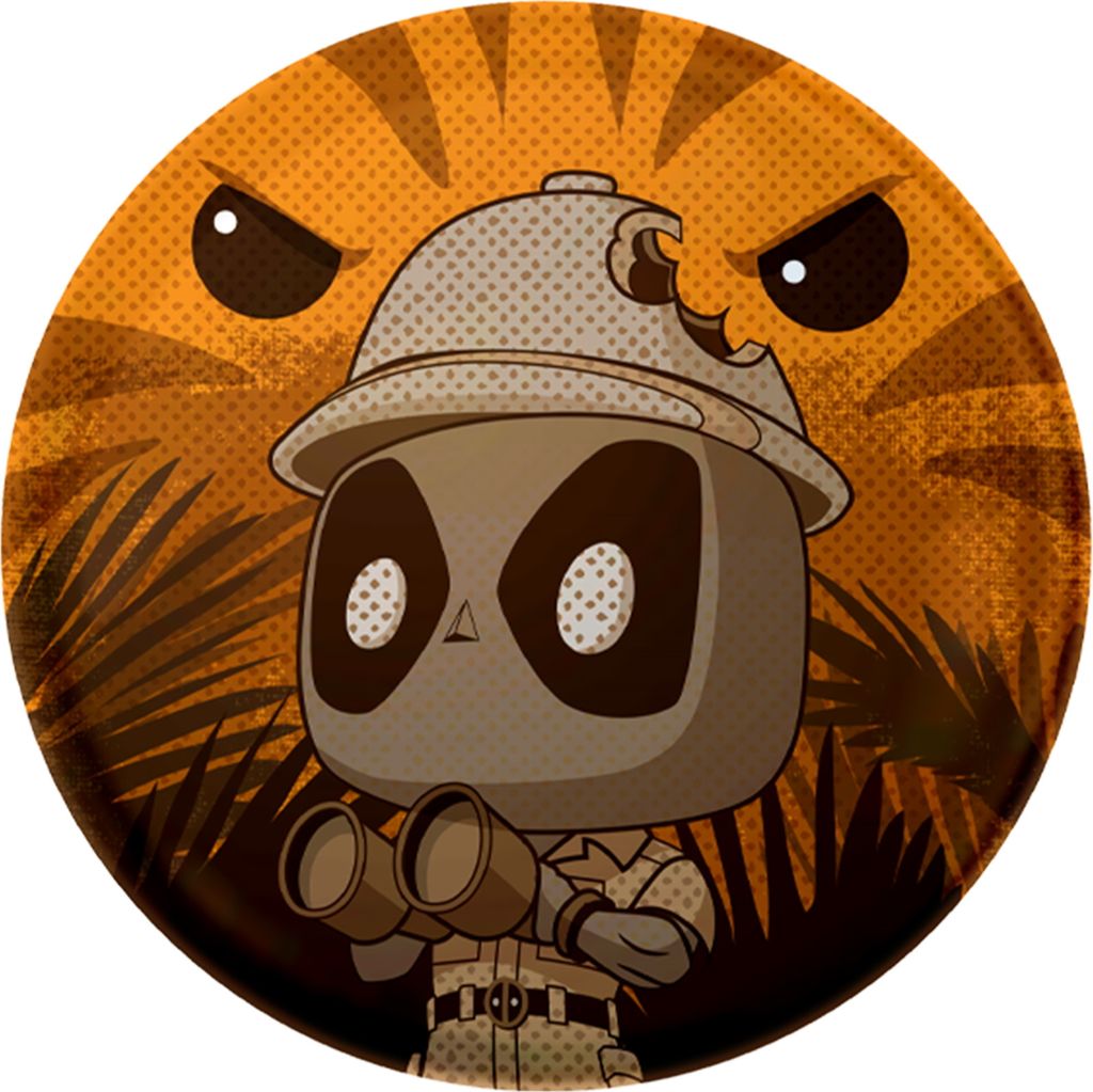 Marvel Safari Deadpool - Funko Button Ansteckbutton