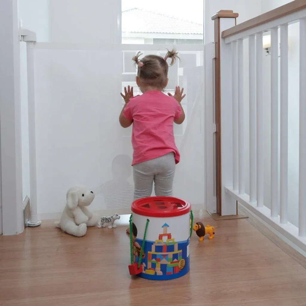 Lascal KiddyGuard Avant barrière de sécurité rétractable 120cm blanche - 7