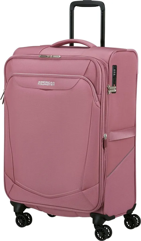 Valise Summerride 69cm extensible avec serrure TSA Lilas Pink robuste - 2