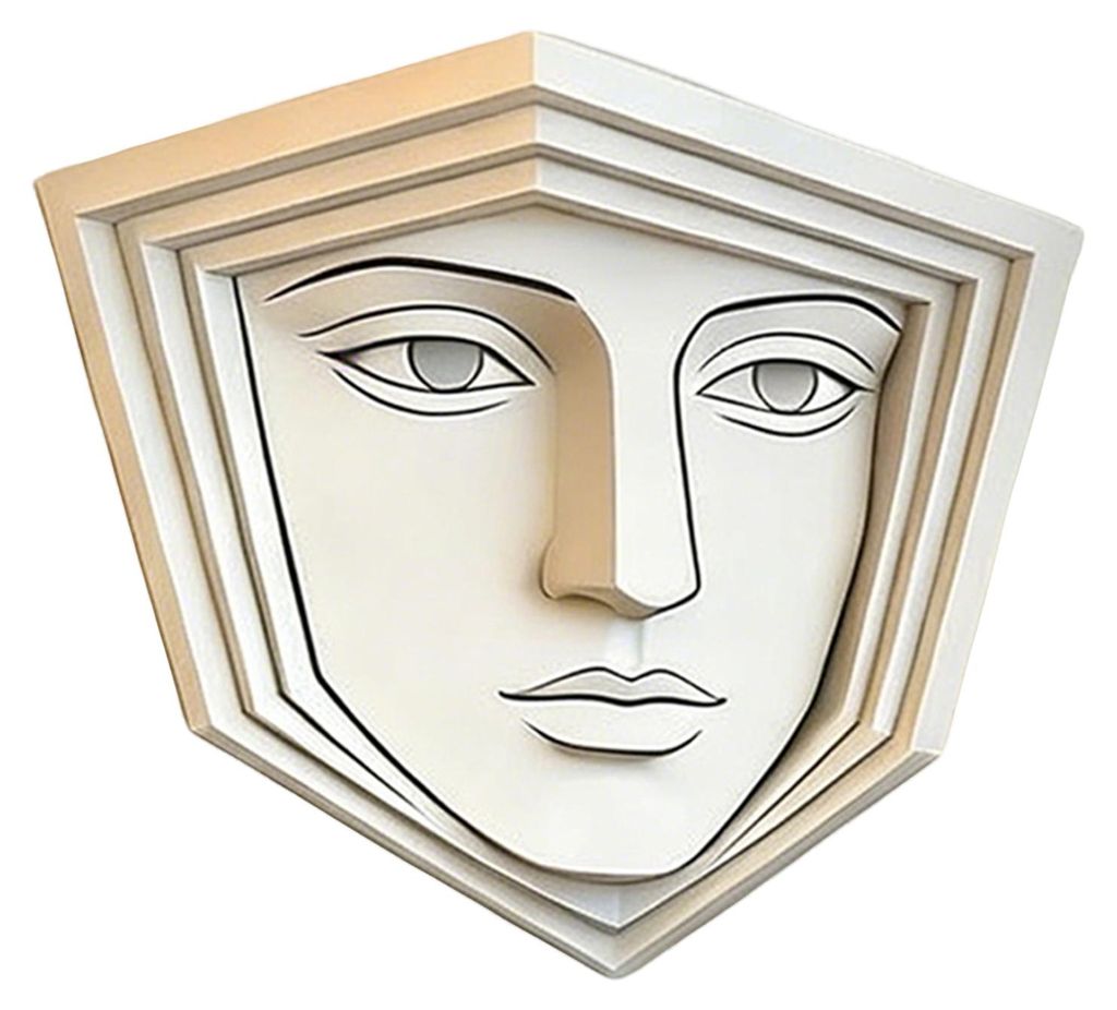 3D-Eckwandbild mit optischer Täuschung, großes abstraktes, abnehmbares und aufklebbares Wandtattoo für Wohnzimmer und Büro
