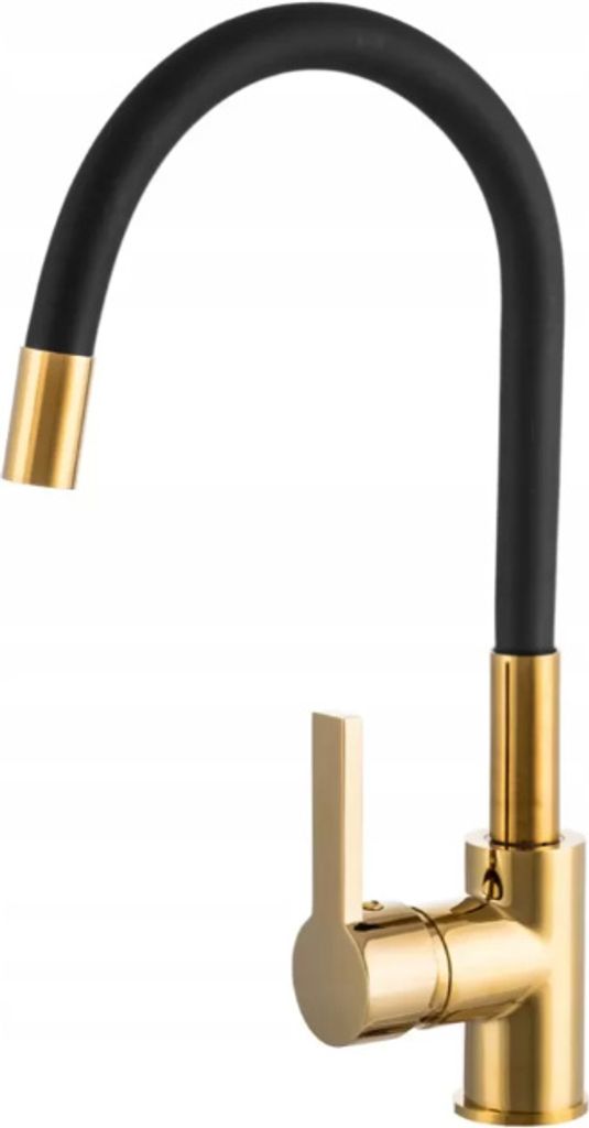 Küchenarmatur, 54Cm, Schwarz, Flexibler, 360° Schwenkbarer Auslauf, Flexi