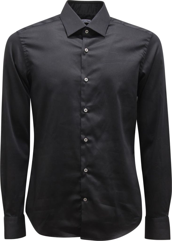 M4313 Camicia Uomo Stretch 2 You Man Shirt Black
