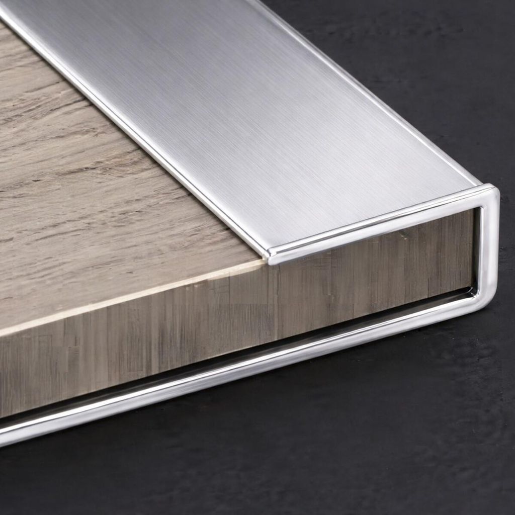 Profil ukončující pro SPC panel na zeď silver 2,6 m - Lišta Produktbild 