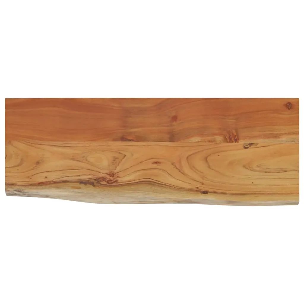 Mensola Rustica Legno Acacia 70x30x2,5 cm - Ripiano Bordo Tronco Vivo