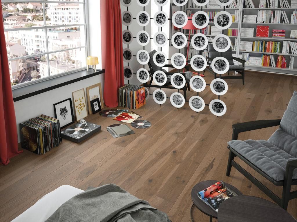 Barlinek | 2,77 m² | Braun 10mm Eiche Parkett, Parkett Grande Eiche Hazelnut Country Landhausdiele, Massivholzdielen, Naturbelassen, Langlebig, St...