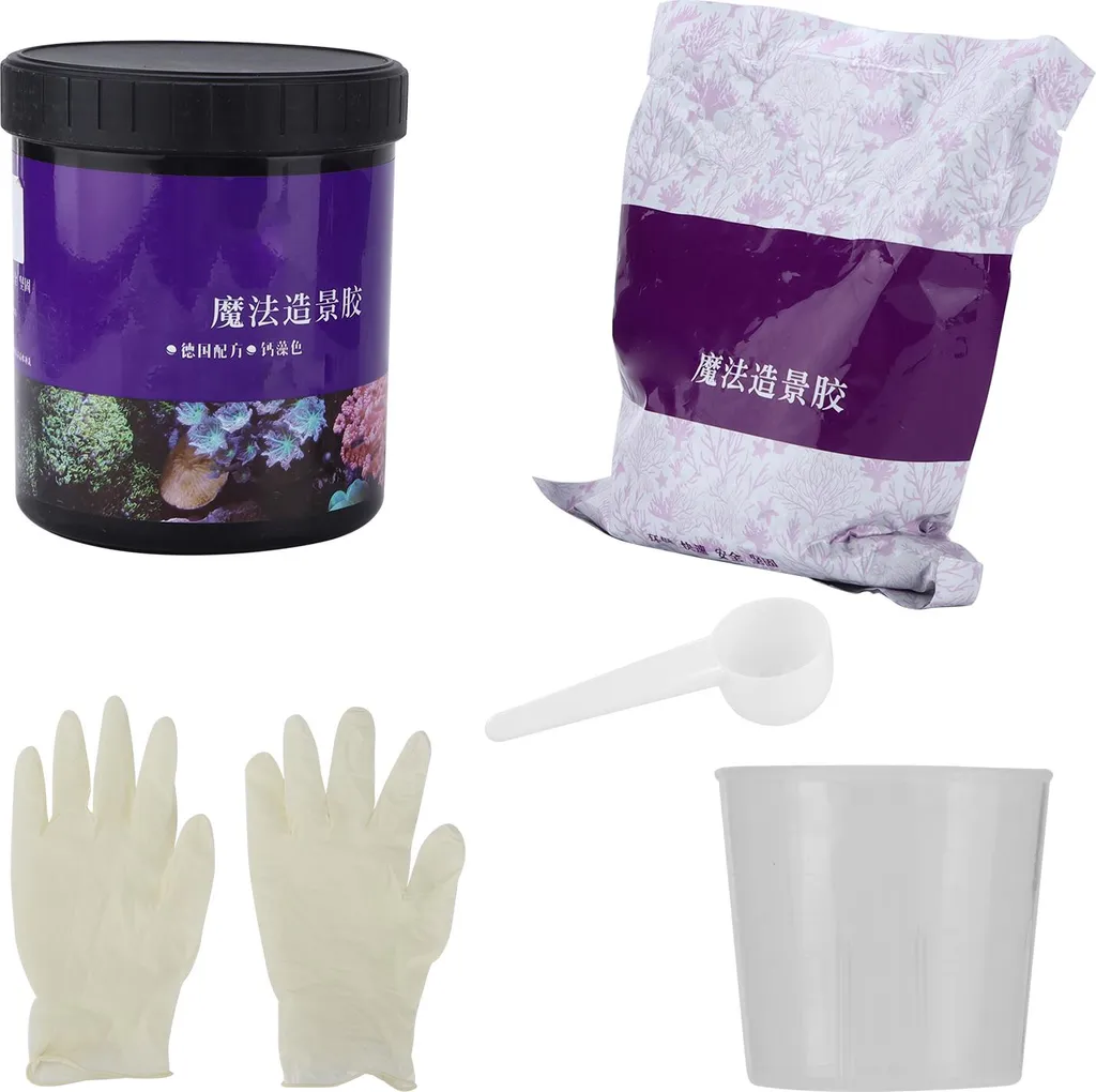 Colle transparente pour décoration d'aquarium - Prise immédiate