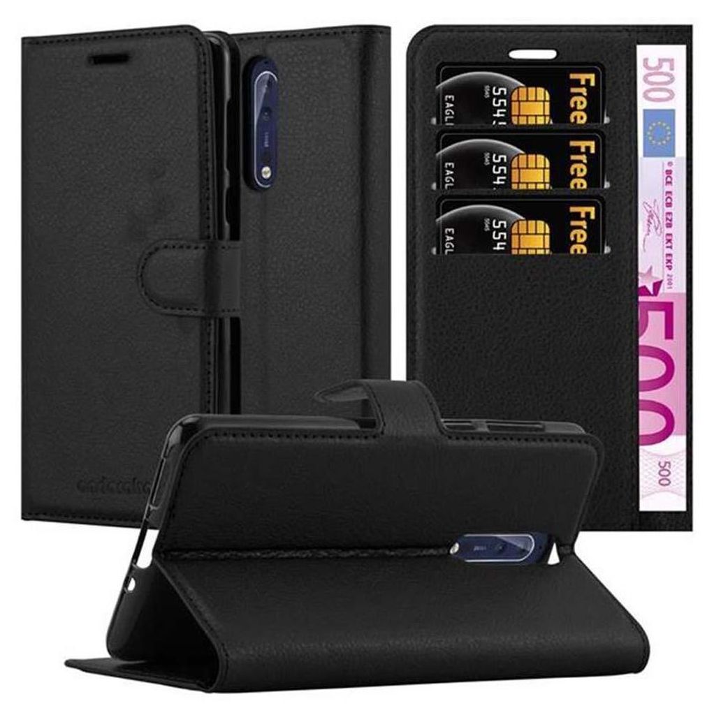 Cadorabo DE-113753, Nokia, Nokia 8 2017, Schwarz Produktbild 