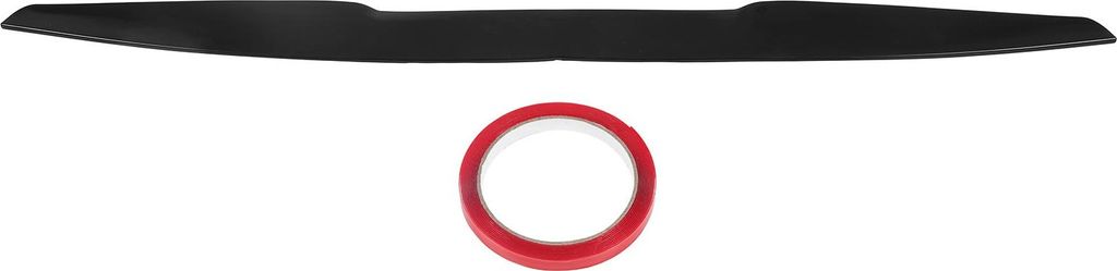 Heck -Kofferraumspoiler 113.5x7cm Gummi schwarzes universelles Außenverkleidung für Automobile