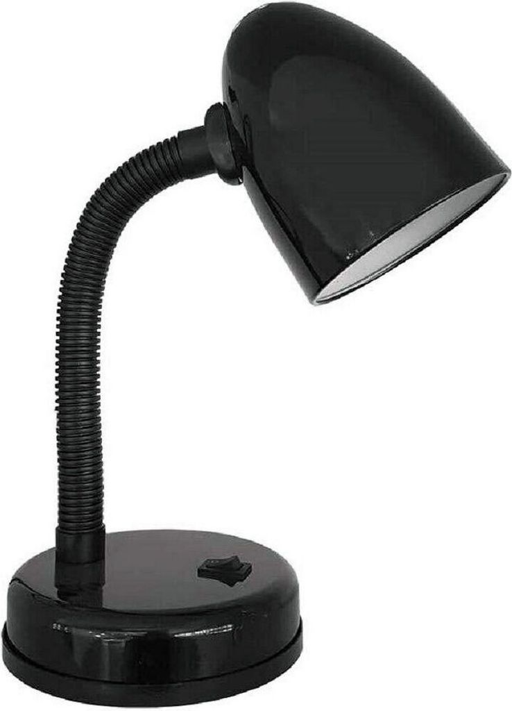 Schreibtischlampe EDM 30255 Amsterdam Schwarz Metall 60 B 13 x 34 cm E27 Flexo/Schreibtischlampe