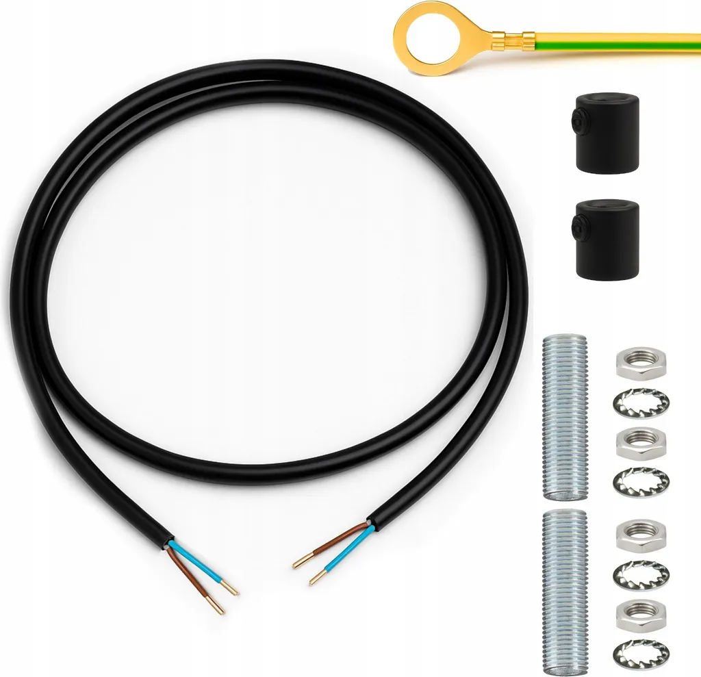 Kit Di Produzione Luci 1M Nipplo Cavo Schlösser Erdung