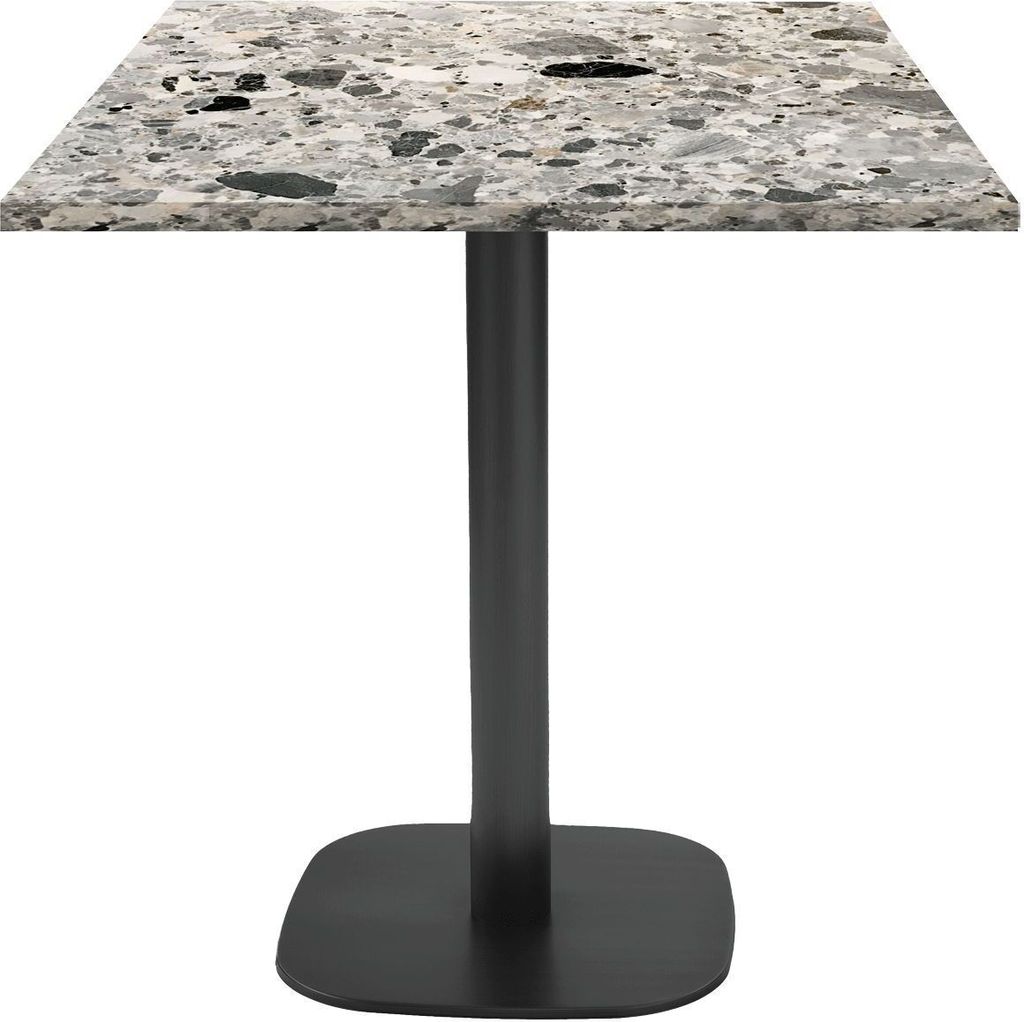 Tisch 70 x 70 cm – rundes Cepp-Terrazzo-Modell
