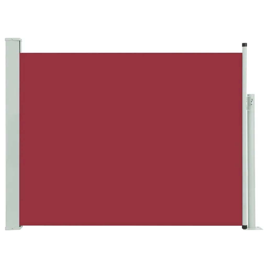 Tenda laterale estensibile 140×500 cm rosso