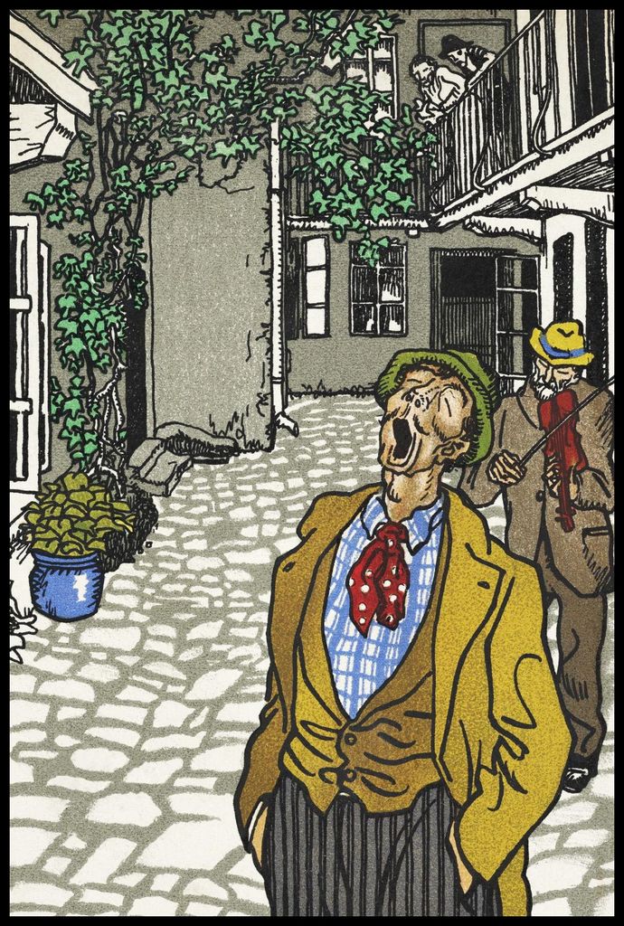 Plakat 61x91,5cm Natürlich Begabter Sänger, Moriz Jung