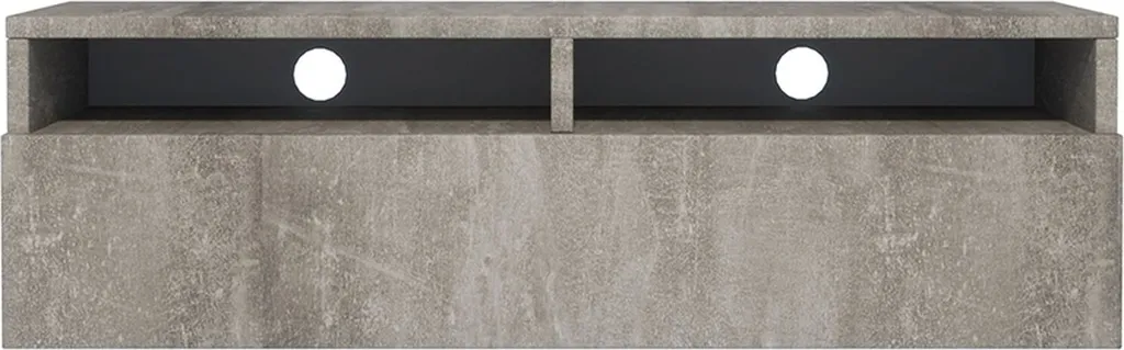 Meuble TV gain de place 100 cm Rednaw pour ranger câbles et consoles