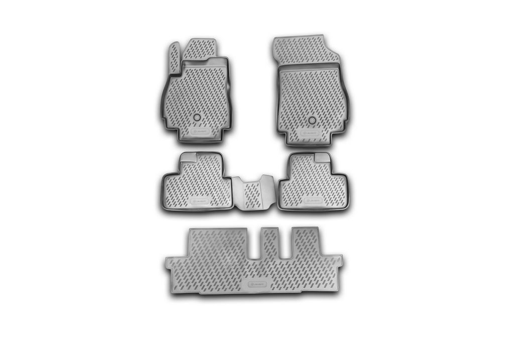 ELEMENT Gummi-Fussmatten 3D kompatible mit CHEVROLET Orlando, 2011->, 5 tlg.