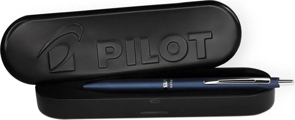 PILOT Acro 1000 Stylo à Encre Acroball Fluide Pointe M Bleu Marine