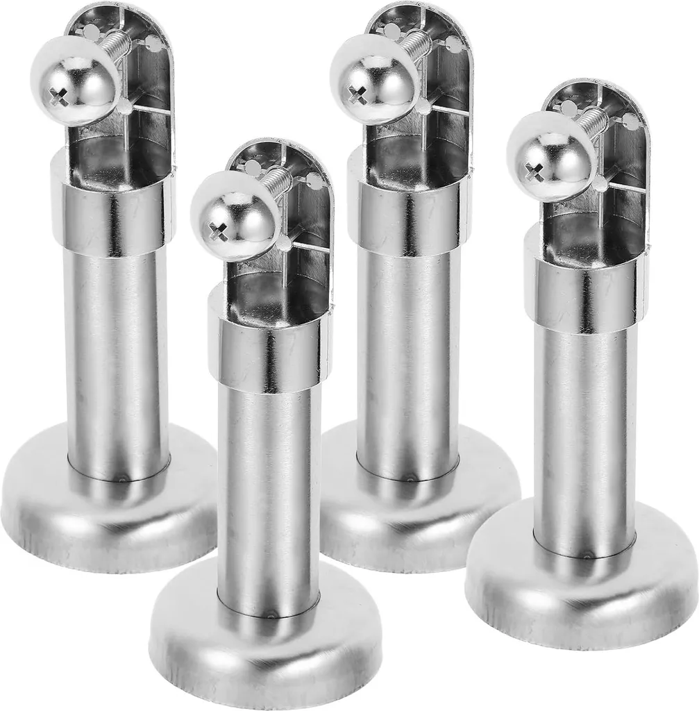 Kit Allecto 4 PCS : Pieds Cloisons Résistants, Robinetterie Sanitaires Publics