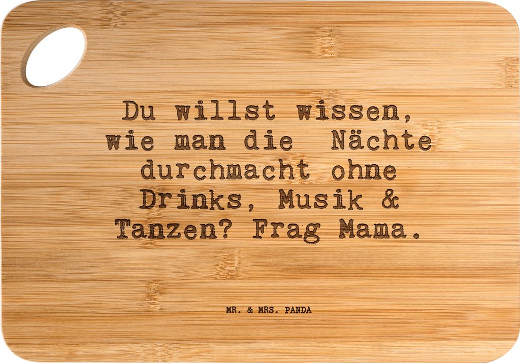 Mr. & Mrs. Panda Holzbrett Du willst wissen, wie... - Transparent - Geschenk, holzschneidebrett, Mama, Sprüche, Frühstücksbrettchen, Schneidebre...