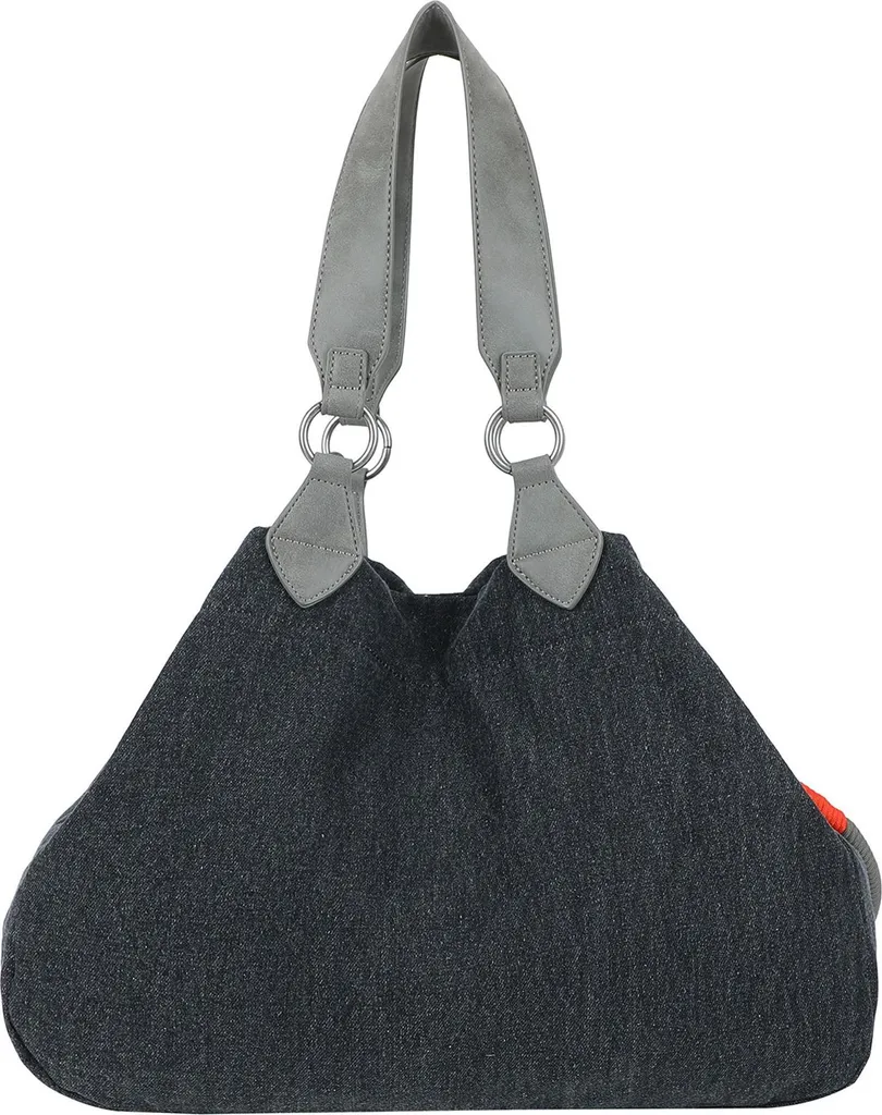 Sac à épaule Izzy Medium gris pour femme idéal pour le travail et les cours - 4