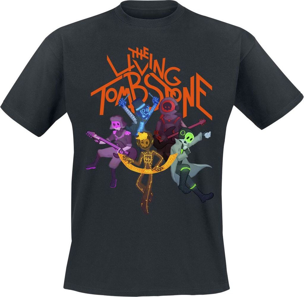 The Living Tombstone T-Shirt Herren Illustration Band schwarz XL