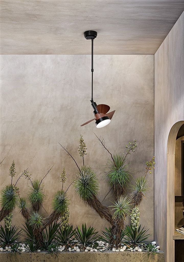 Bambini Ventilatori a Soffitto con Luce e Telecomando APP Led Dimmerabile, Plafoniera con Ventilatore Silenzioso 6 Velocità Reversibile, Lampadario con Ventilatore da Soffitto per Cameretta-White