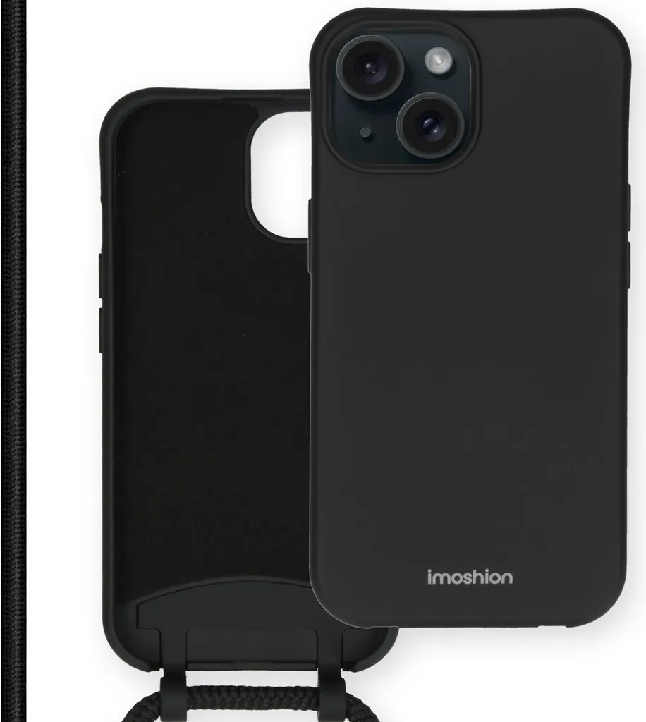 Cover Viaggio iPhone 15 imoshion - Cinturino Rimovibile Nero