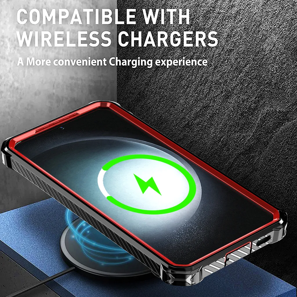 Custodia Samsung Galaxy S22 5G Blu con Stand Magnetico MagSafe - 7