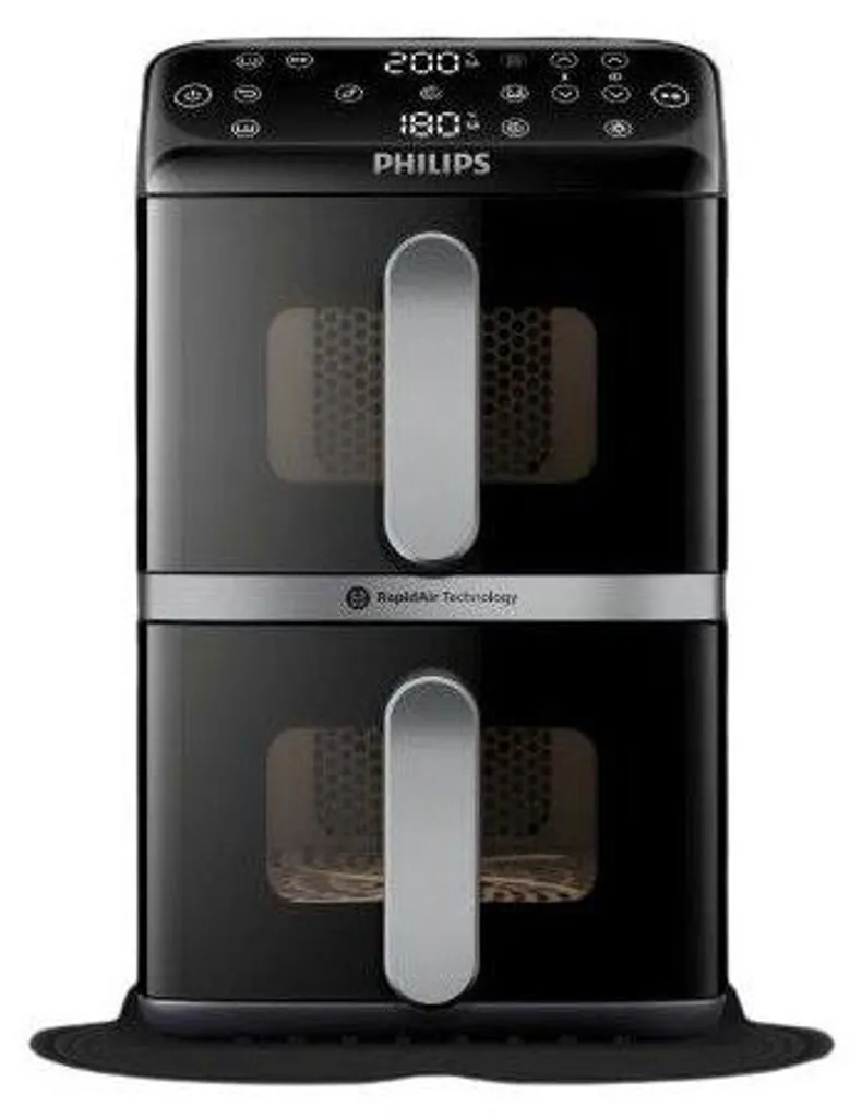 Friteuse Philips Airfryer 10L NA461/00 Double Cuve 2750W Cuisson Rapide