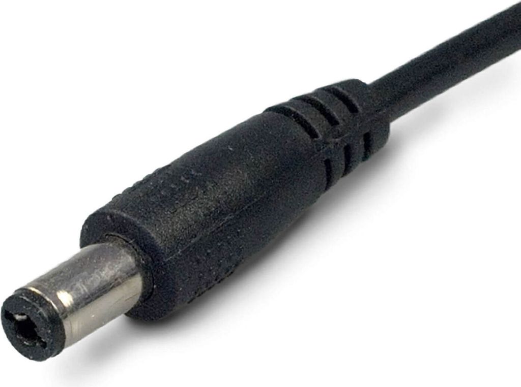ISOLED Anschlussleitung mit Rundstecker MALE 1,5m schwarz