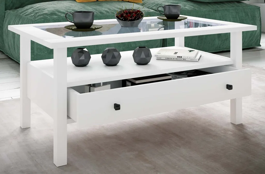 Table Basse de Séjour Lingis Idéale pour Ranger vos Télécommandes et Mag - 5
