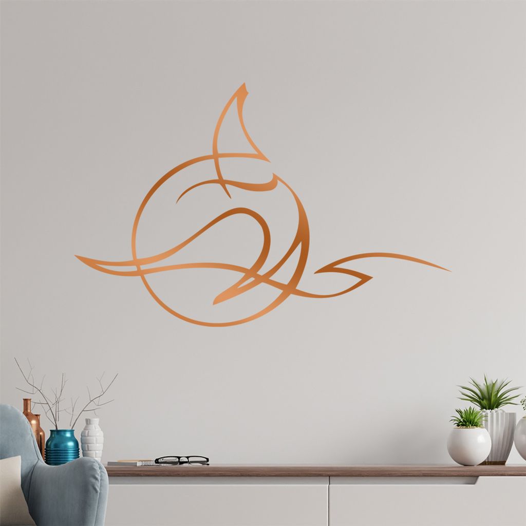 Mond Rauch Wandtattoo in 6 Größen - Wandaufkleber Wall Sticker - Dekoration, Küche, Wohnzimmer, Schlafzimmer, Badezimmer