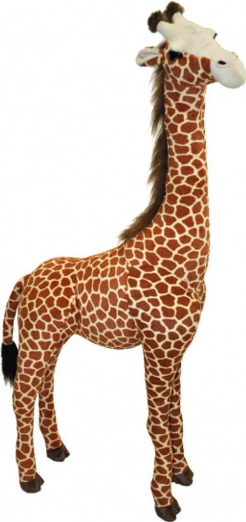 Wild Republic kuschelige Giraffe Junior 122 cm Plüsch beige/braun, Farbe:Beige,Braun