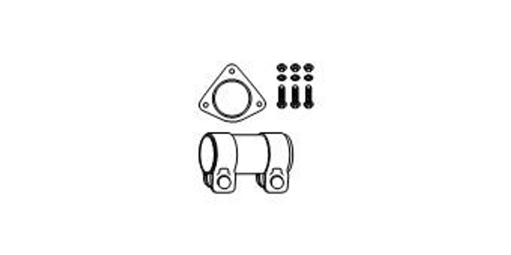 HJS Montagesatz Katalysator 82 23 4447 für RENAULT ESPACE IV (JK0/1)
