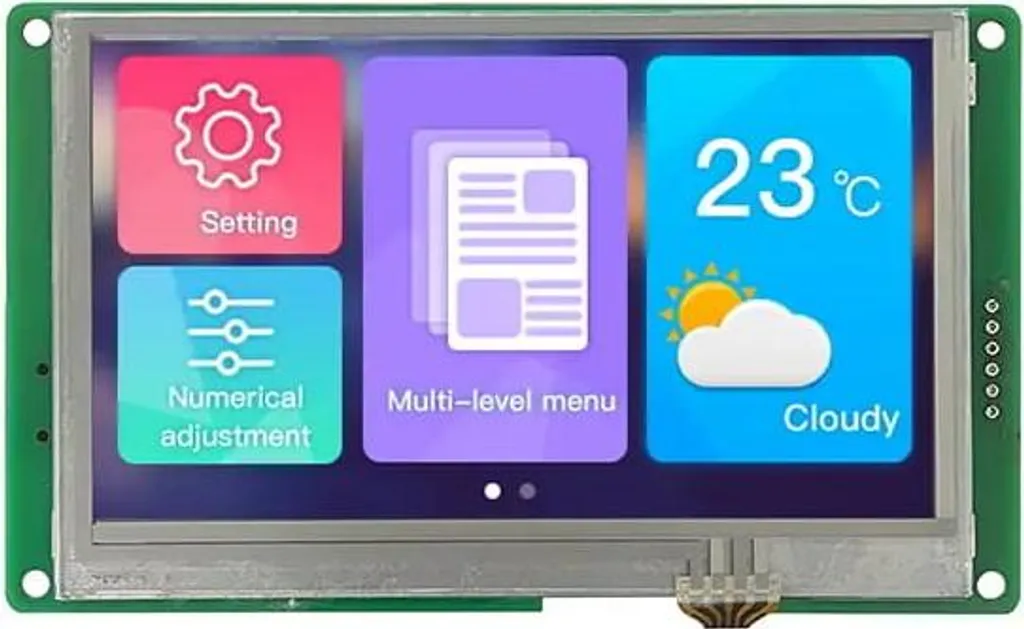 Touch Screen DWIN 4.3" HMI per Arduino ed ESP32 DMG48270C043