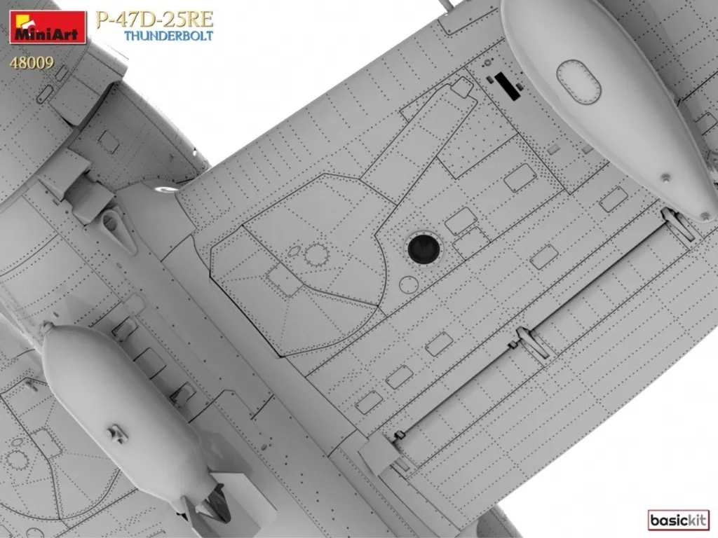 Kit MiniArt P-47D-25RE Thunderbolt 1:48 avec détails en plastique - 10