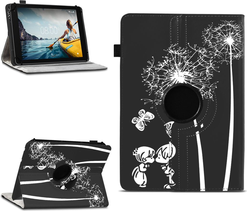 Tablet Tasche für Medion Lifetab P10712 Hülle Schutzhülle Case Cover 360 DrehbarFarben:Motiv 12