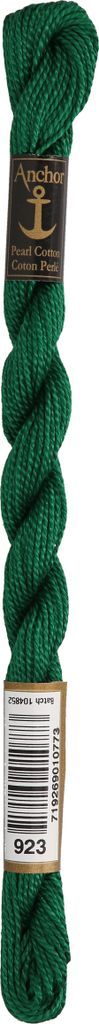 Anchor Perlgarn Stärke 5 4585000-00923 blau-grün Stickgarn, 100 % Baumwolle, 5g Strängchen