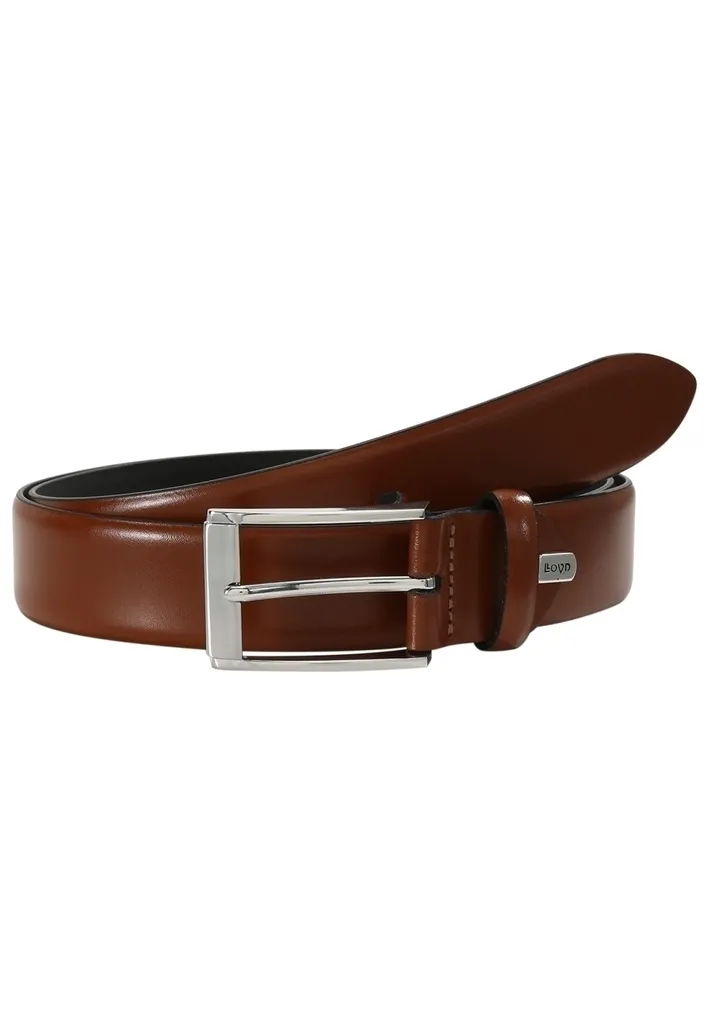 Cintura LLOYD Pelle W80 Cognac Marrone - Accessorio Elegante in Vera Pelle