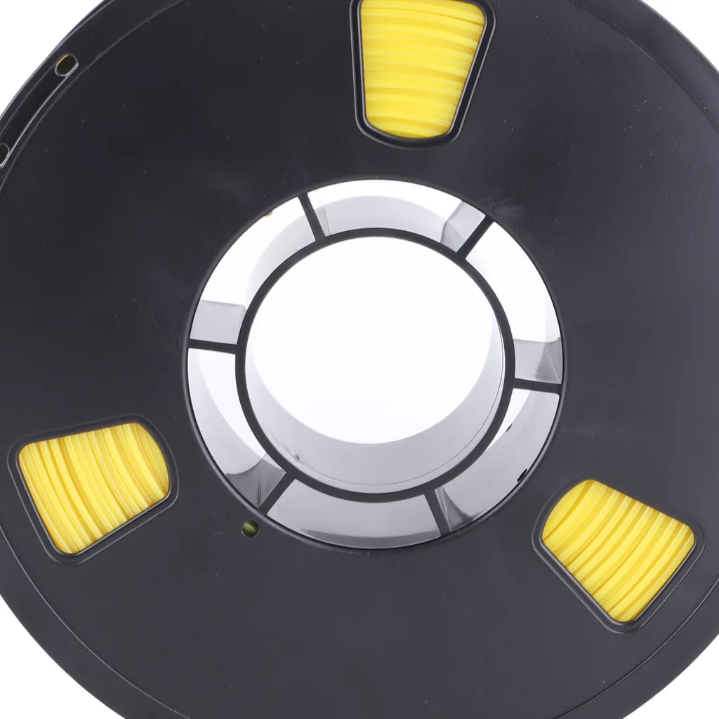 Consommable impression 3D jaune en filament PETG 1.75mm résistant