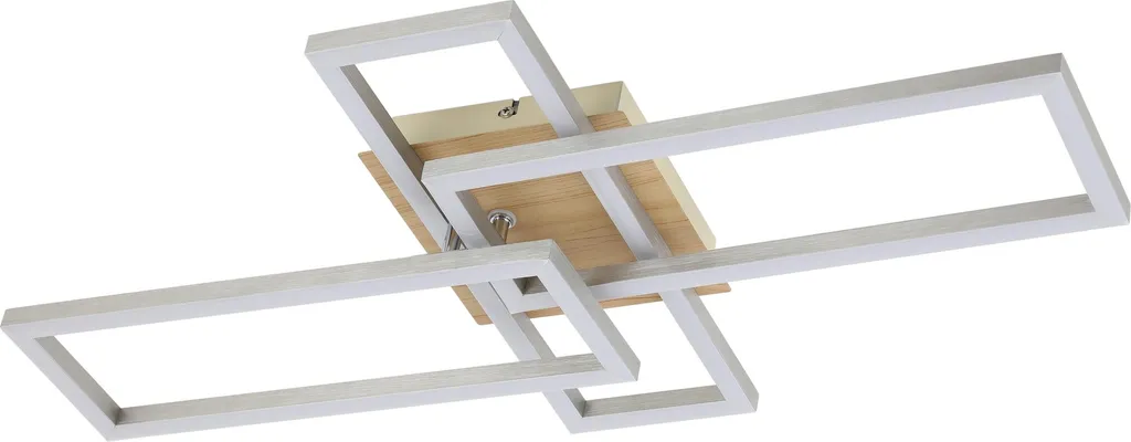 Luminaire Plafonnier Design en Chrome 24W LED Ashton de 64,5cm