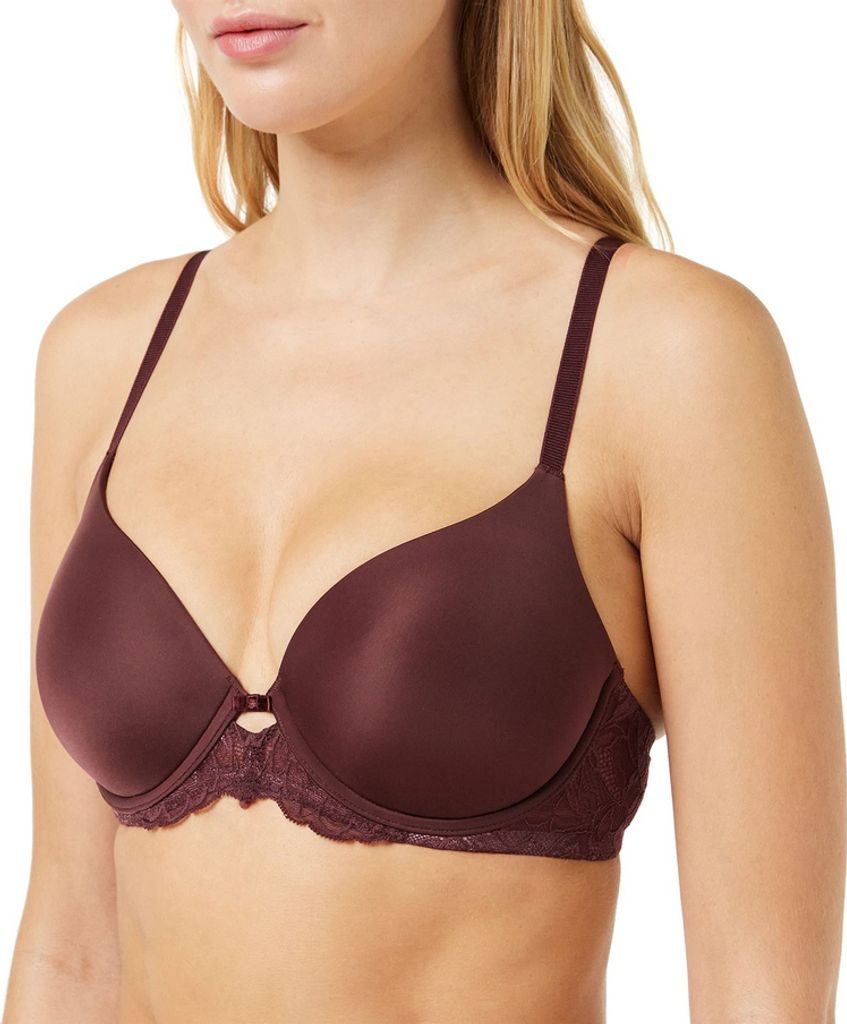 Triumph Amourette Charm WHP01, Farbe: Decadent Chocolate FJ/7572, Größe: 80D Bügel-BH mit Halbschale und Einlage
