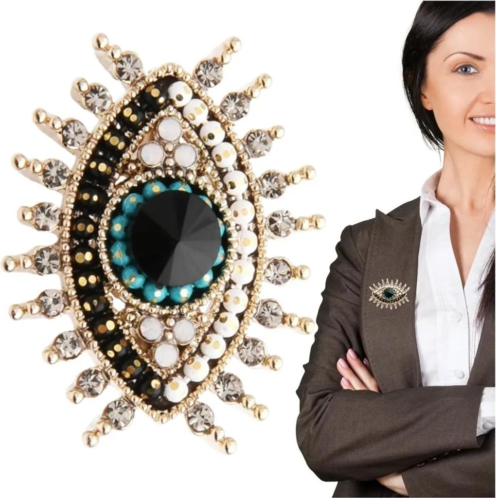 Spilla Pantera Oro e Nera Camerazar: Accessorio Glam con Zirconi