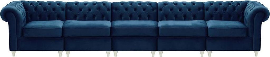 Chesterfield Modulsofa-Velluto 11-white