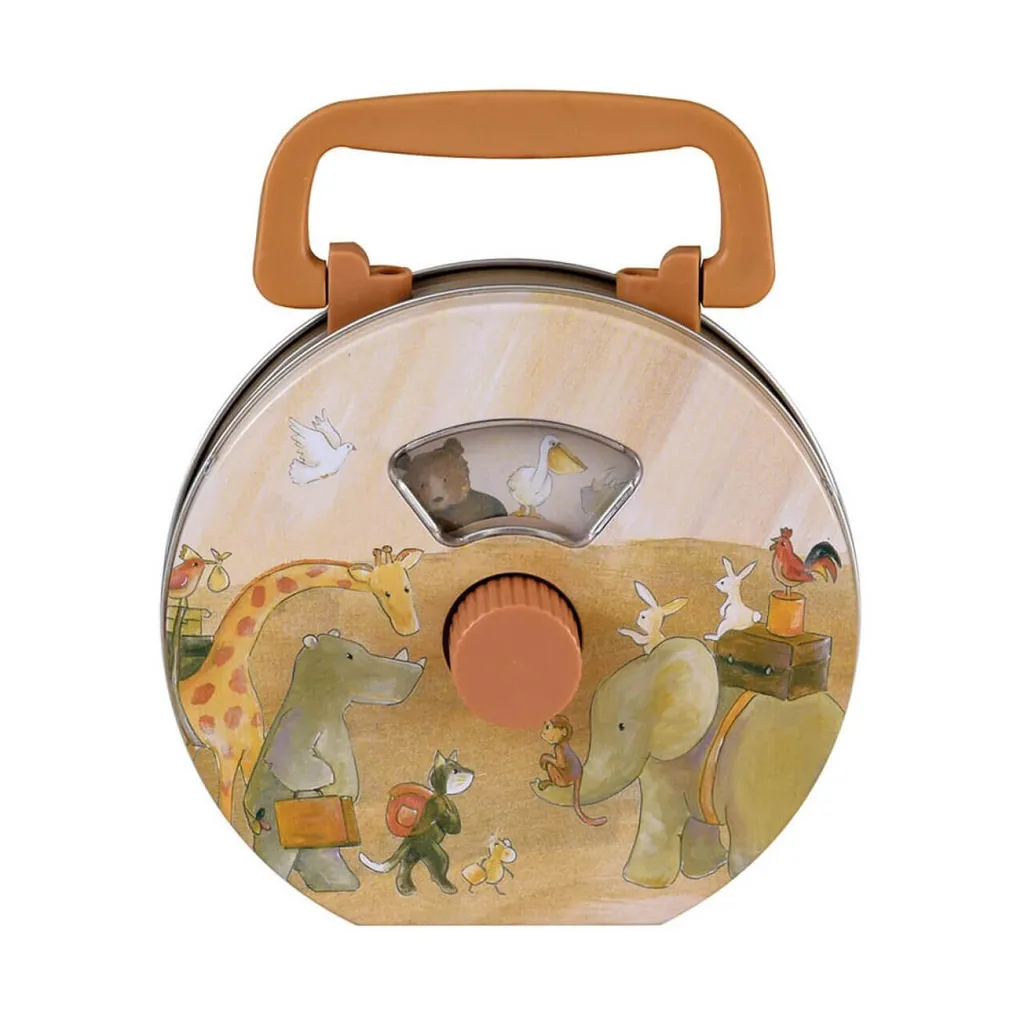Radio musicale bébé sans pile Arche de Noé - Boîte à musique durable