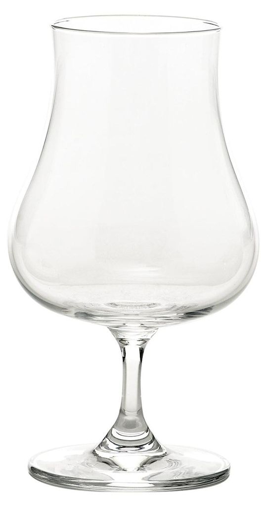 Zafferano 6er Set Disty Gläser 22 cl aus hochwertigem Kristallglas für Spirituosen, ideal für Whisky, Rum, Cognac und Armagnac, transparent.